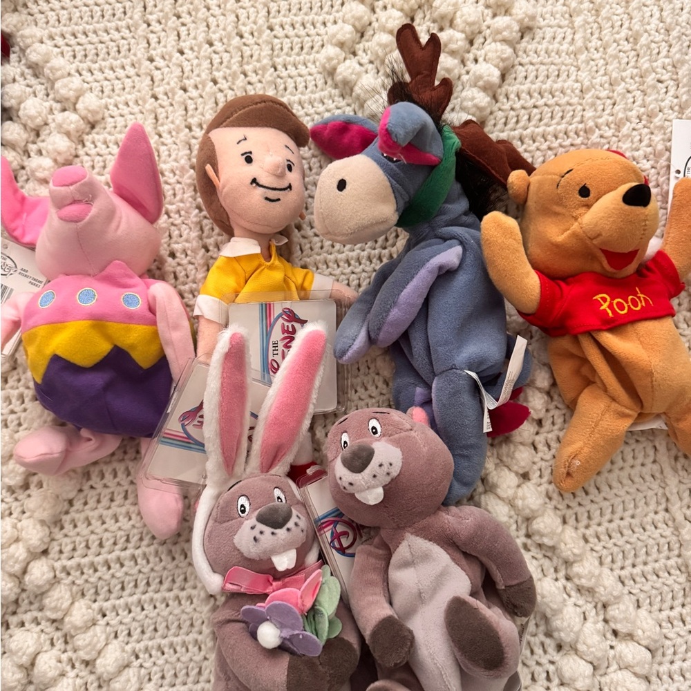 Disney Plush Winnie the Pooh Collection of 6